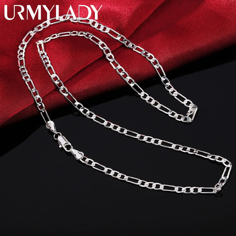 Cuban Link Chain 12Mm - 40-75 ซม.925 เงินสเตอร์ลิง 16-30 นิ้ว 4