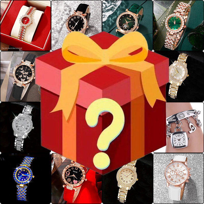Watch Accessories - 1 ชิ้น กล่องปริศนาเซอร์ไพรส์พร้อมอัตราชัยชนะ 100% สุ่มบรรจุนาฬิกาสําหรับผู้ชายที่แสดงในภาพ นี่คือ