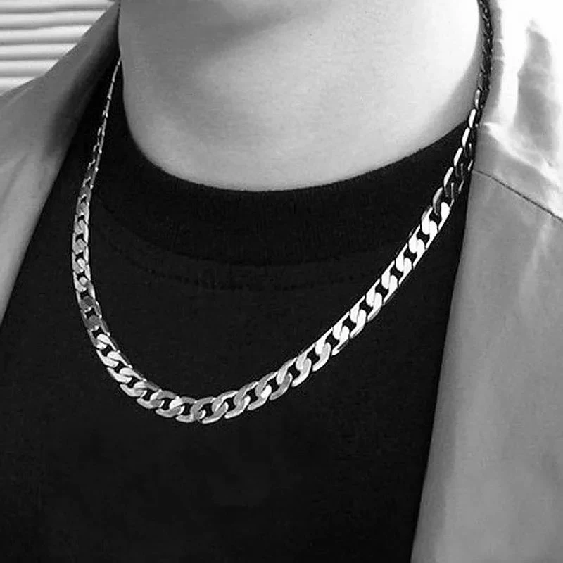 Cuban Link Chain 12Mm - สร้อยคอเงินแท้ 925 สำหรับผู้ชายและผู้หญิง ความยาว 16/18/20/22/24 นิ้ว