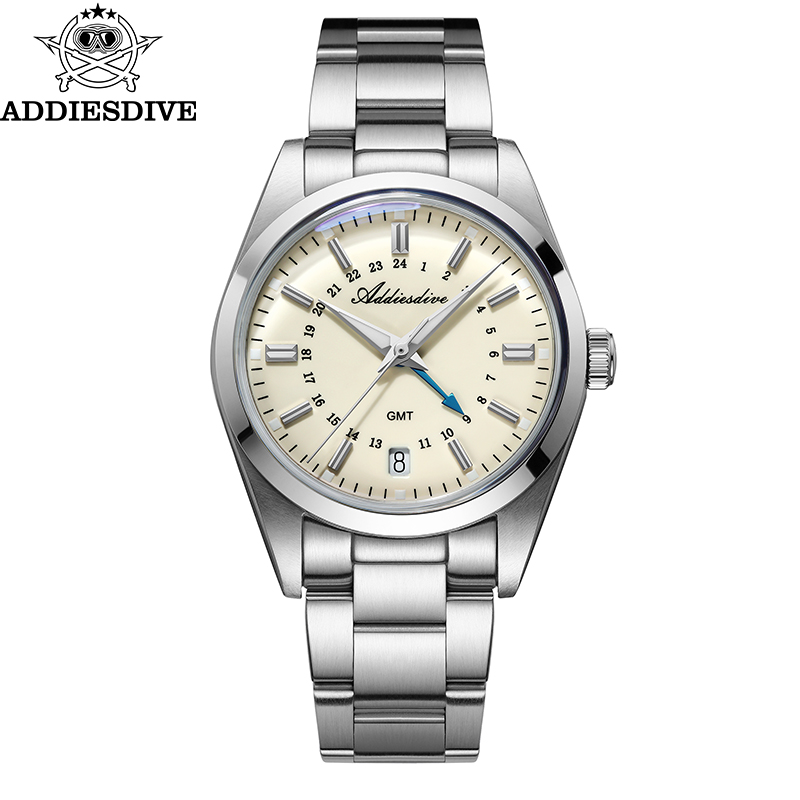 Watch Accessories - ADDIESDIVE ร้อนยี่ห้อ 36 มม.GMT นาฬิกาสําหรับชาย 10Bar