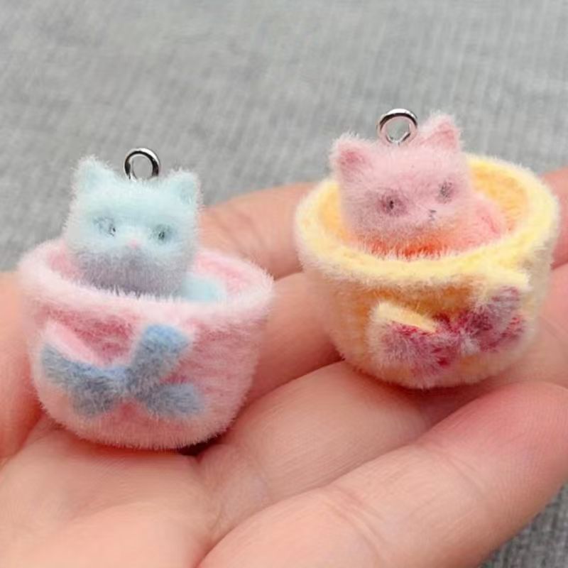 จี้แมวเรซิน 3D แบบนุ่ม 4 ชิ้น  - Earrings บทวิจารณ์และราคา