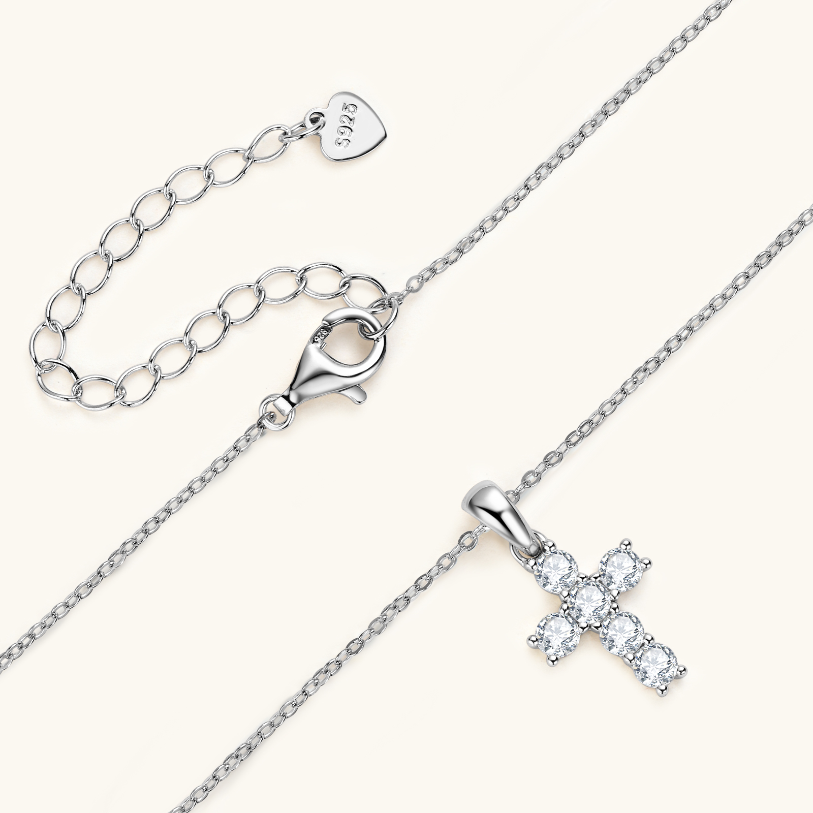 สร้อยคอจี้รูปกางเขนสี่แฉกชุบทอ - Cross Pendant Necklace Gold บทวิจารณ์และราคา