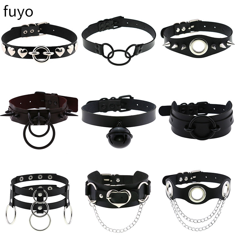 Punk Bells สีดํา Spike สร้อยคอ - Goth Punk Spike Choker บทวิจารณ์และราคา