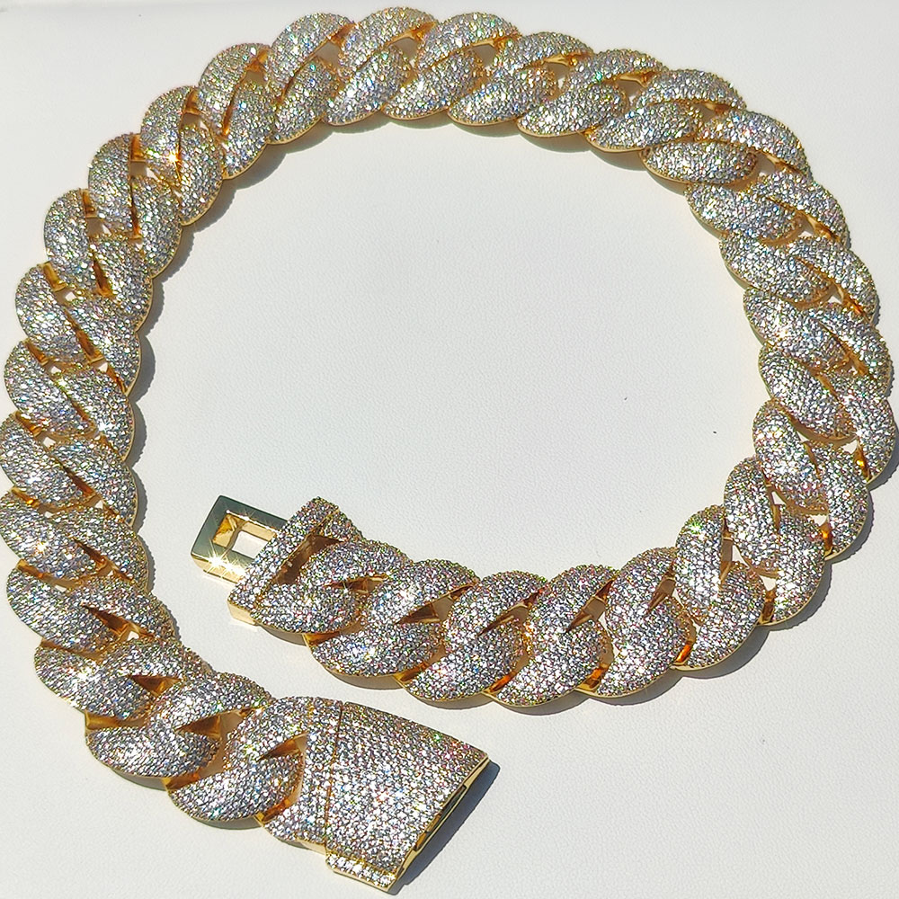 สร้อยคิวบาลิงค์แบบเต็มเม็ดประด - Cuban Link Chain 12Mm บทวิจารณ์และราคา