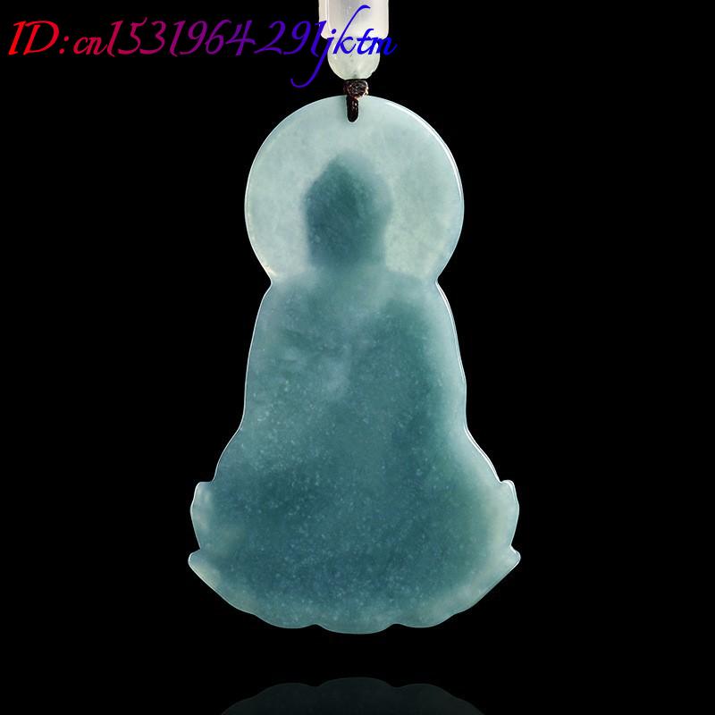 หยกพม่าธรรมชาติพระพุทธรูปจี้สร - Necklaces บทวิจารณ์และราคา