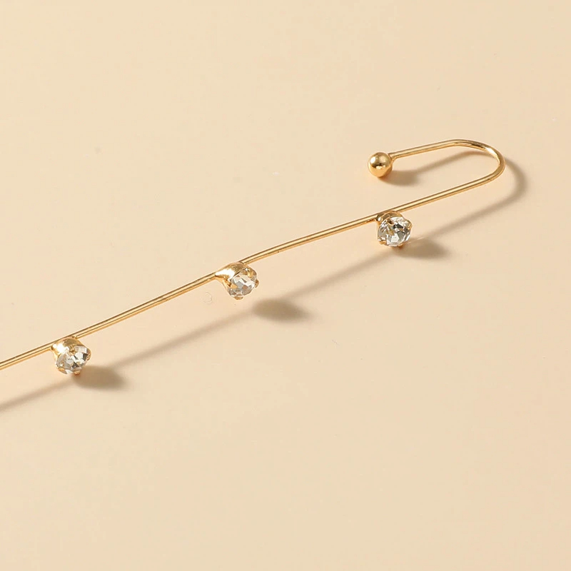 ต่างหูแบบหนีบประดับเพชรซิคอน ด - Earrings บทวิจารณ์และราคา