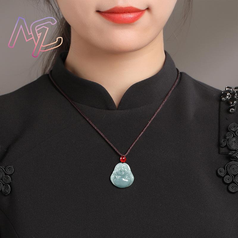 จี้พระกวนอิมหยกพม่า สร้อยคอแบบ - Necklaces บทวิจารณ์และราคา