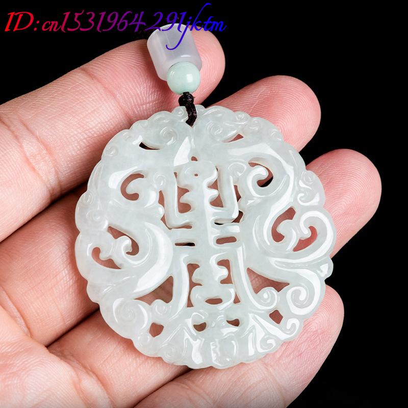 หยกพม่า จี้มังกร สร้อยคอ ของขว - Necklaces บทวิจารณ์และราคา