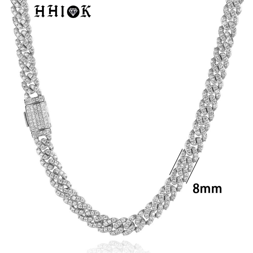 สร้อยคอผู้หญิงประดับเพชรซิร์คอ - Cuban Link Chain 12Mm บทวิจารณ์และราคา