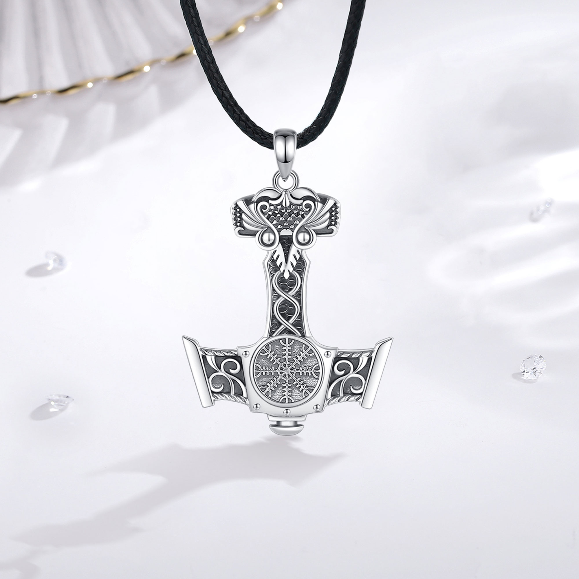 Eudora 925 เงินสเตอร์ลิงนอร์สไ - 925 Sterling Silver Chain Necklace Men บทวิจารณ์และราคา