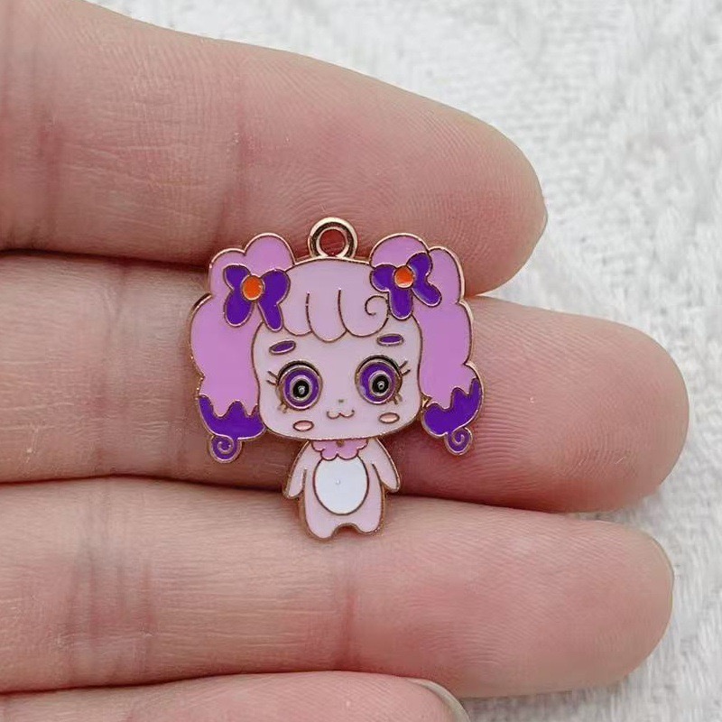จี้โลหะผสมลายการ์ตูนน่ารัก 10  - Earrings บทวิจารณ์และราคา