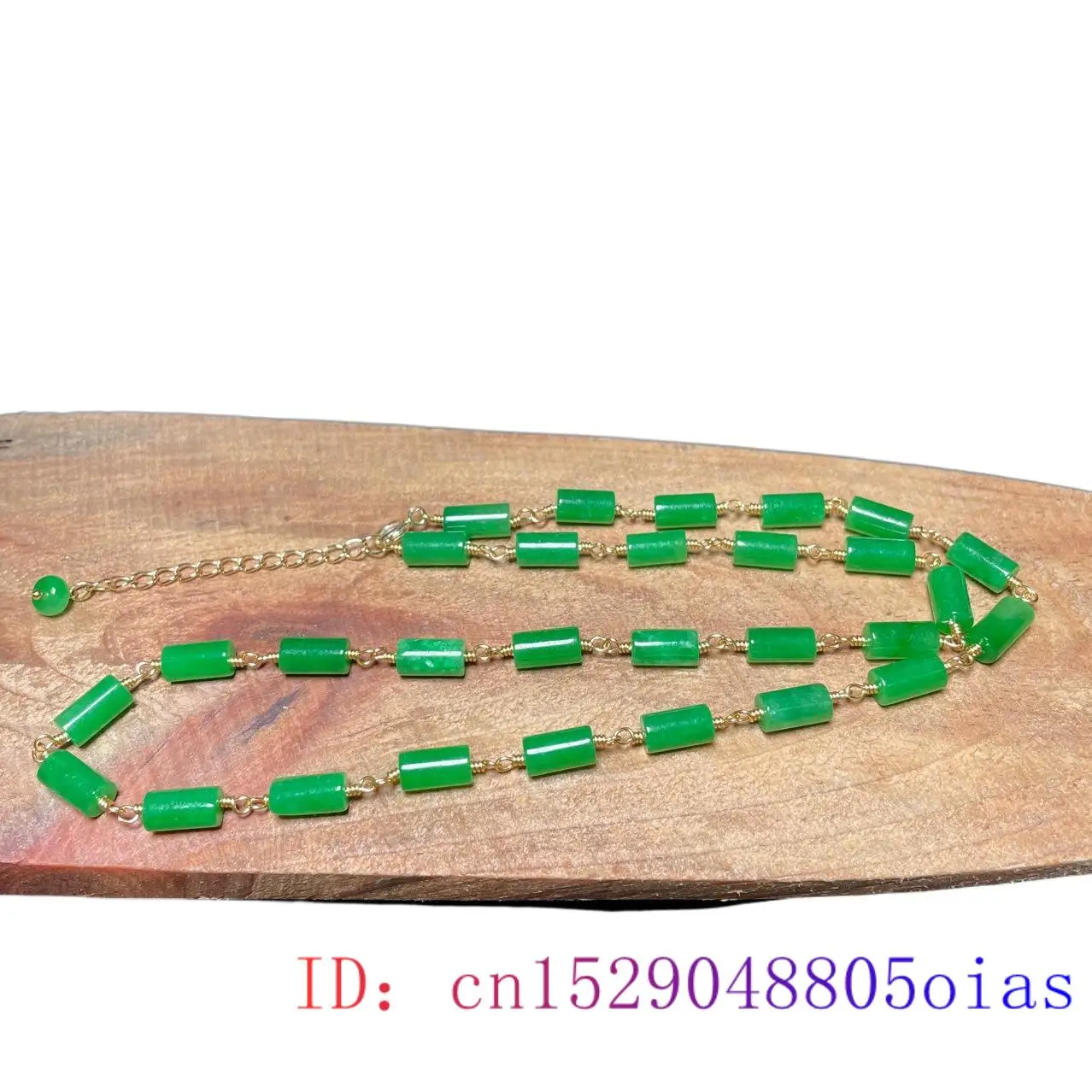 สร้อยคอหยกเขียวประดับลูกปัดสไต - Necklaces บทวิจารณ์และราคา