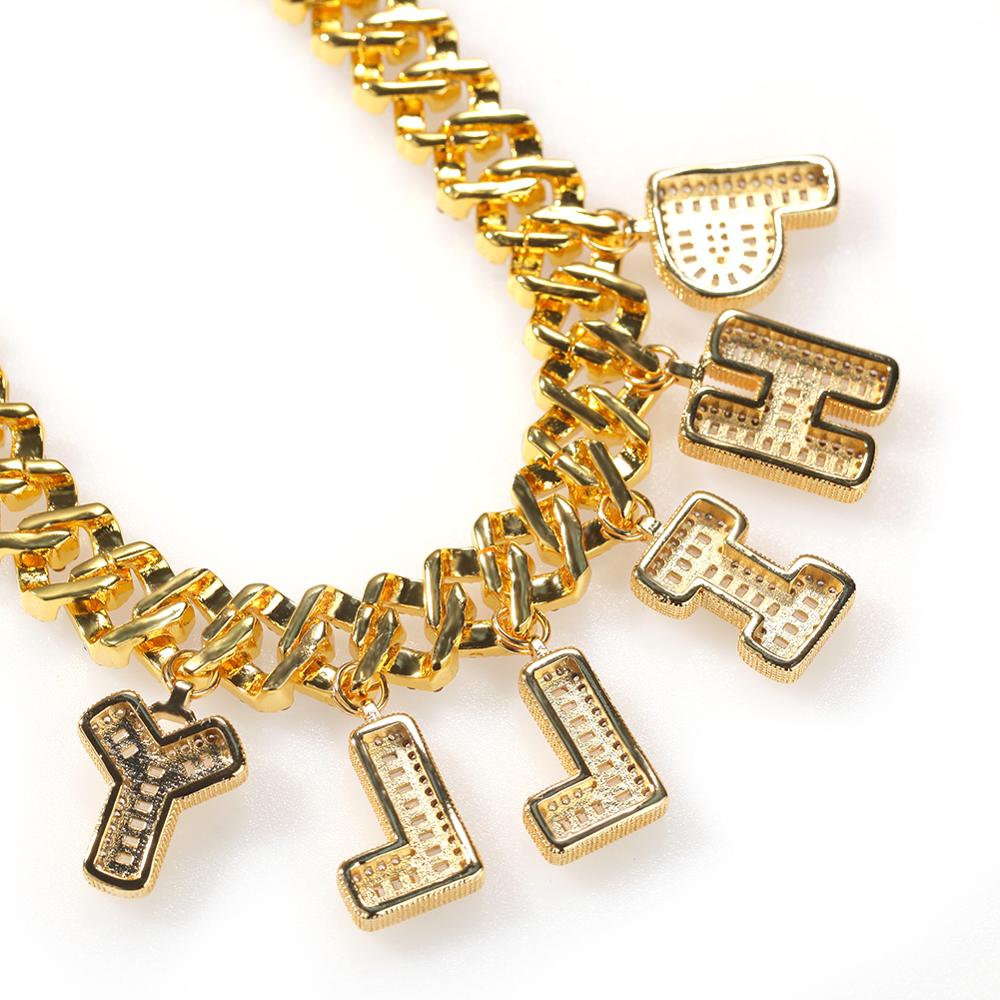 UWIN DIY Baguettecz Letter Nec - Cuban Link Chain 12Mm บทวิจารณ์และราคา