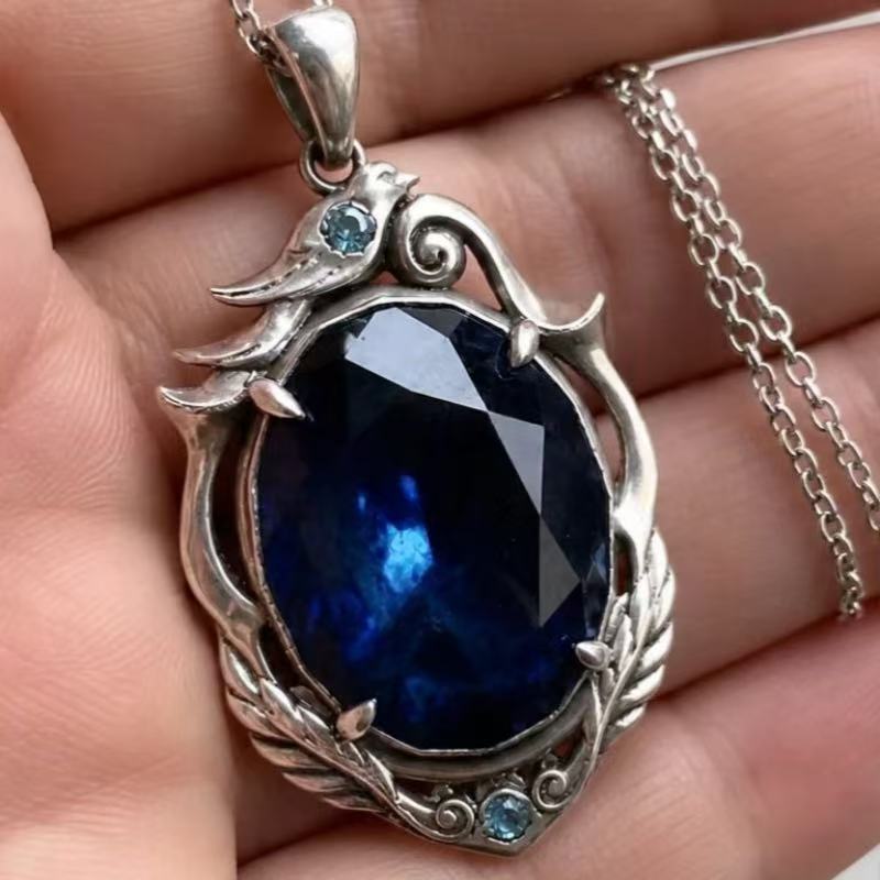 สร้อยคอไพลินอันศักดิ์สิทธิ์ Id - Anime Pendant Necklace บทวิจารณ์และราคา