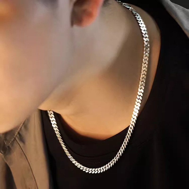 Original 925 เงินสเตอร์ลิง 8MM - Cuban Link Chain 12Mm บทวิจารณ์และราคา