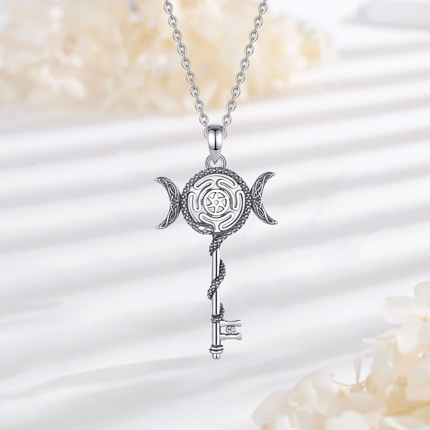 Eudora 925 เงินสเตอร์ลิง Hecat - 925 Sterling Silver Chain Necklace Men บทวิจารณ์และราคา