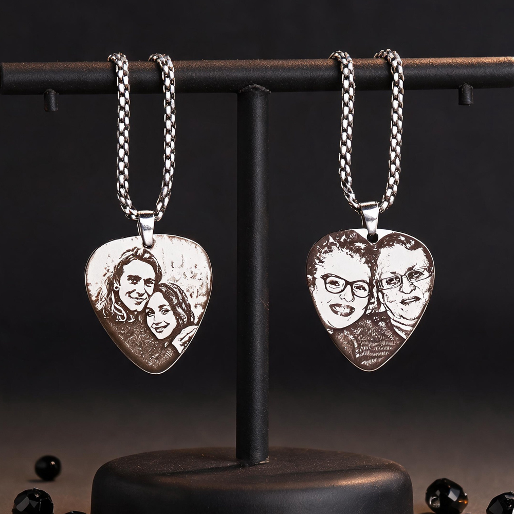 สร้อยคอจี้รูปคู่รักแบบปรับแต่ง - Custom Name Necklace Stainless Steel บทวิจารณ์และราคา