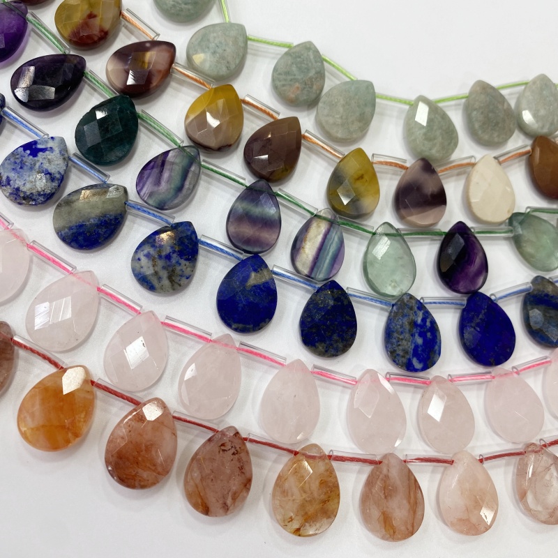 ลูกปัดคริสตัลธรรมชาติทรงหยดน้ำ - Crystal Pendant Necklace Natural Stone บทวิจารณ์และราคา