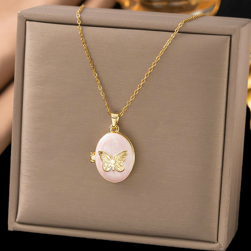 ANENJERY 316L สแตนเลสสตีล จี้ร - Heart Locket Necklace Photo บทวิจารณ์และราคา