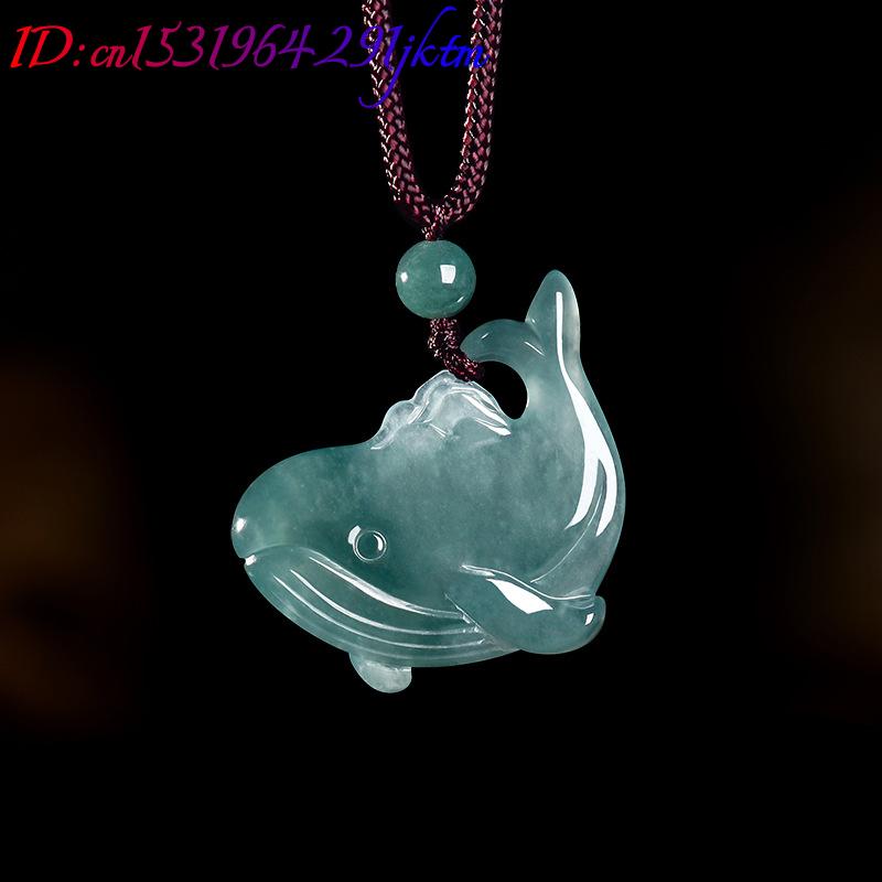 จี้สร้อยคอหยกพม่าแท้รูปปลาวาฬ  - Necklaces บทวิจารณ์และราคา
