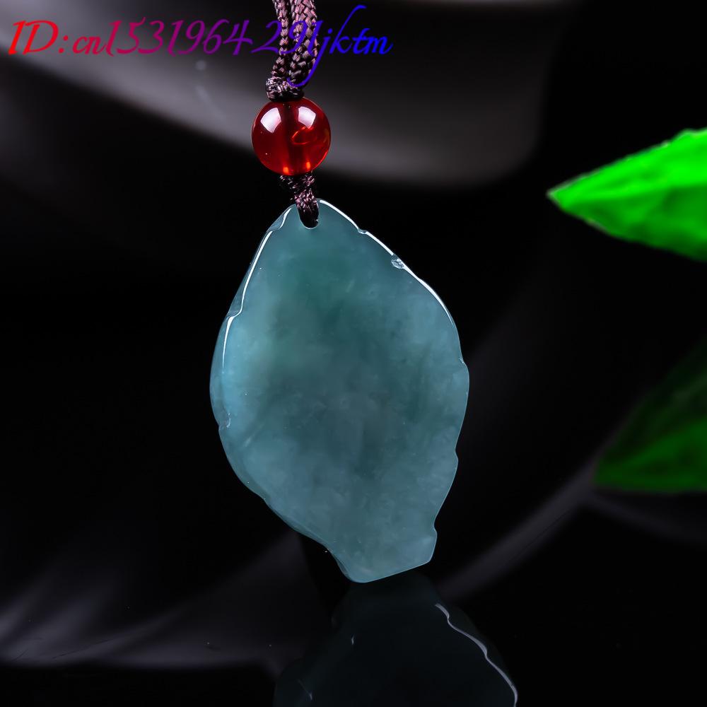 หยกพม่าธรรมชาติจี้รูปสุนัขจิ้ง - Necklaces บทวิจารณ์และราคา