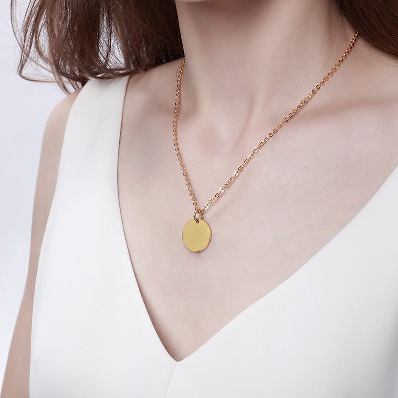 ชุดสร้อยคอเหล็กกล้าไร้สนิมแบบซ - Layered Pendant Necklace Aesthetic บทวิจารณ์และราคา