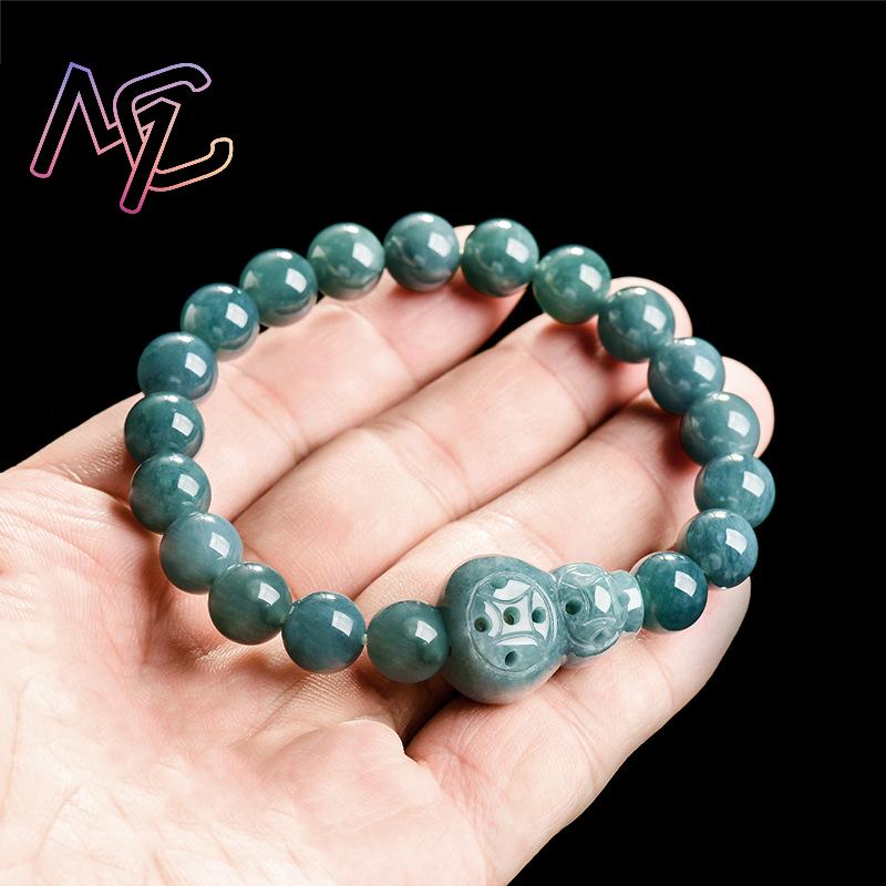 พม่า Jadeite Gourd สร้อยข้อมือ - Bracelets บทวิจารณ์และราคา