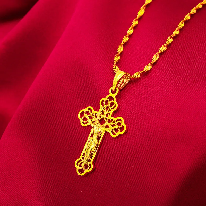 บรีเอ็กซ์ จิวเวลรี่ อินส์ สร้อ - Cross Pendant Necklace Gold บทวิจารณ์และราคา