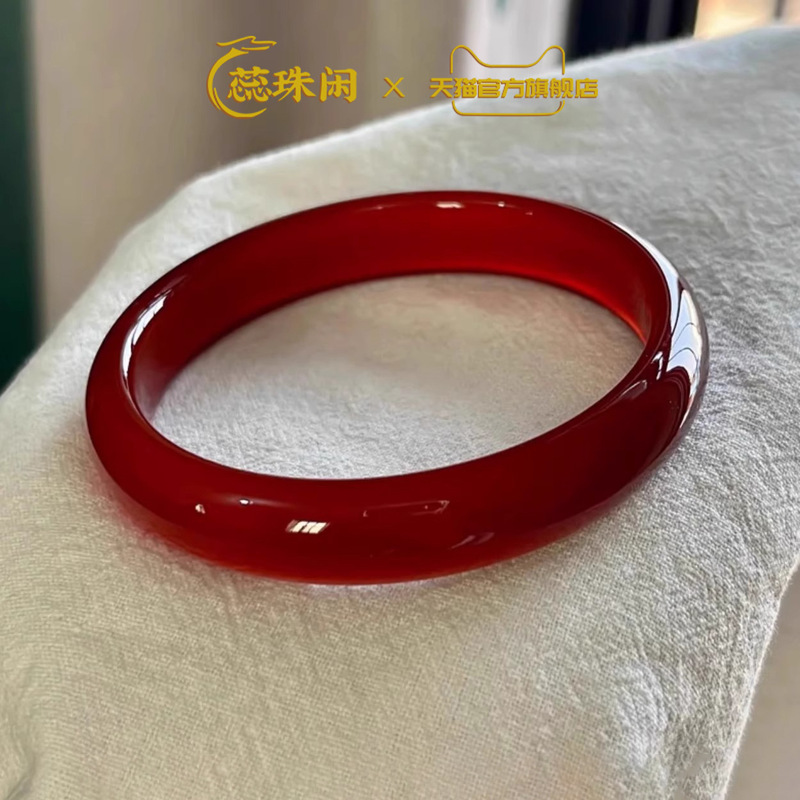 กำไลข้อมือหินอาเกตแดงธรรมชาติ  - Bracelets บทวิจารณ์และราคา