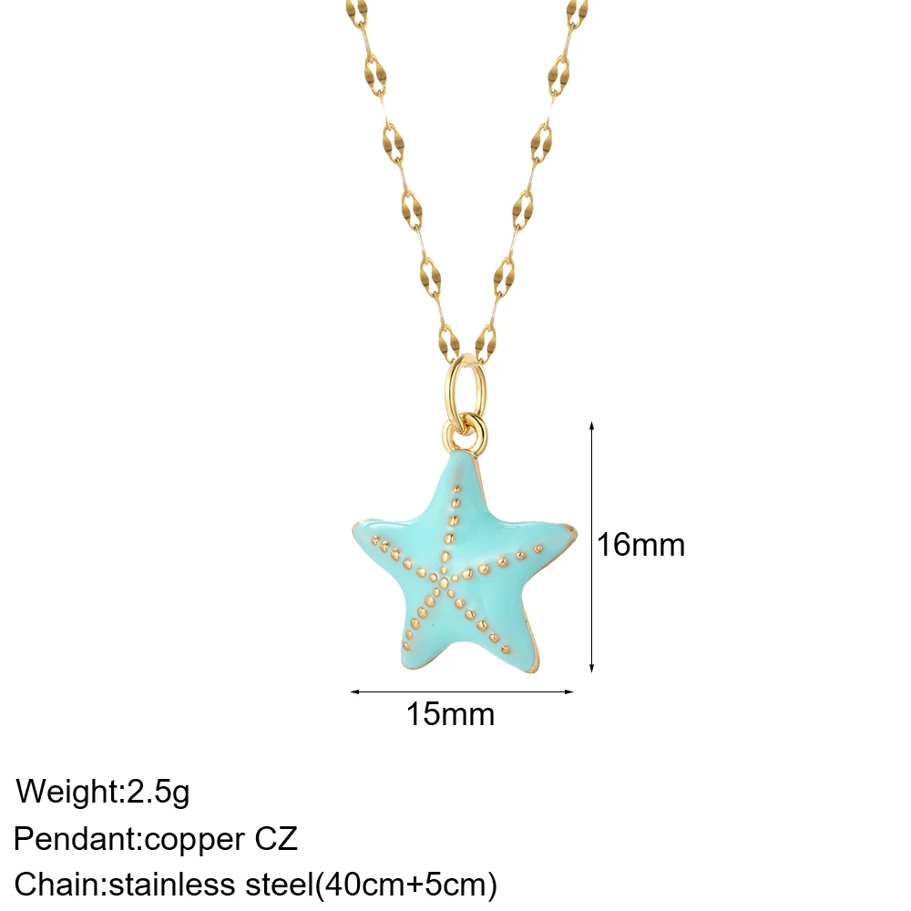 น่ารัก Sea Star Shell Diy สร้อ - Cross Pendant Necklace Gold บทวิจารณ์และราคา