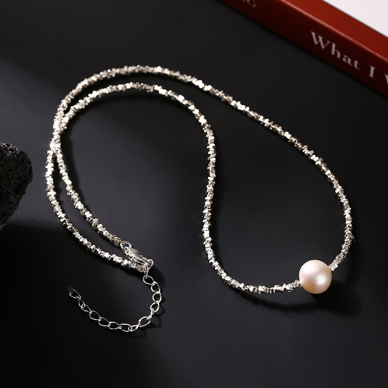 สร้อยคอเงินโบราณสไตล์วินเทจสำห - Pearl Choker Necklace Vintage บทวิจารณ์และราคา