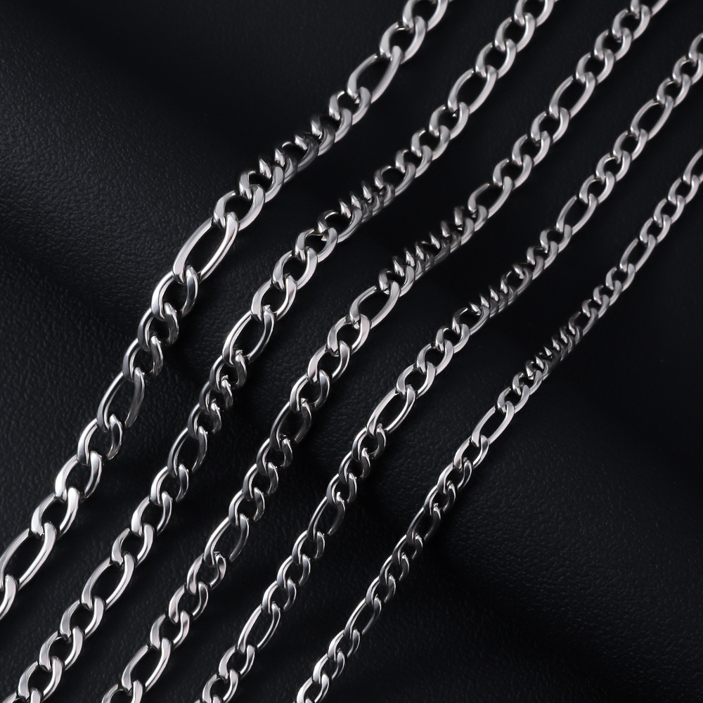 HNSP 316L สแตนเลส Figaro สําหร - Cuban Link Chain 12Mm บทวิจารณ์และราคา