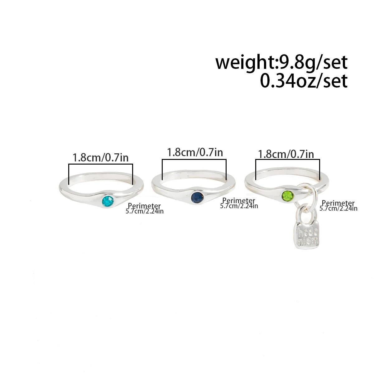 แหวนวินเทจประดับเพชรแบบซ้อนกัน - Vintage Punk Knuckle Rings Set บทวิจารณ์และราคา