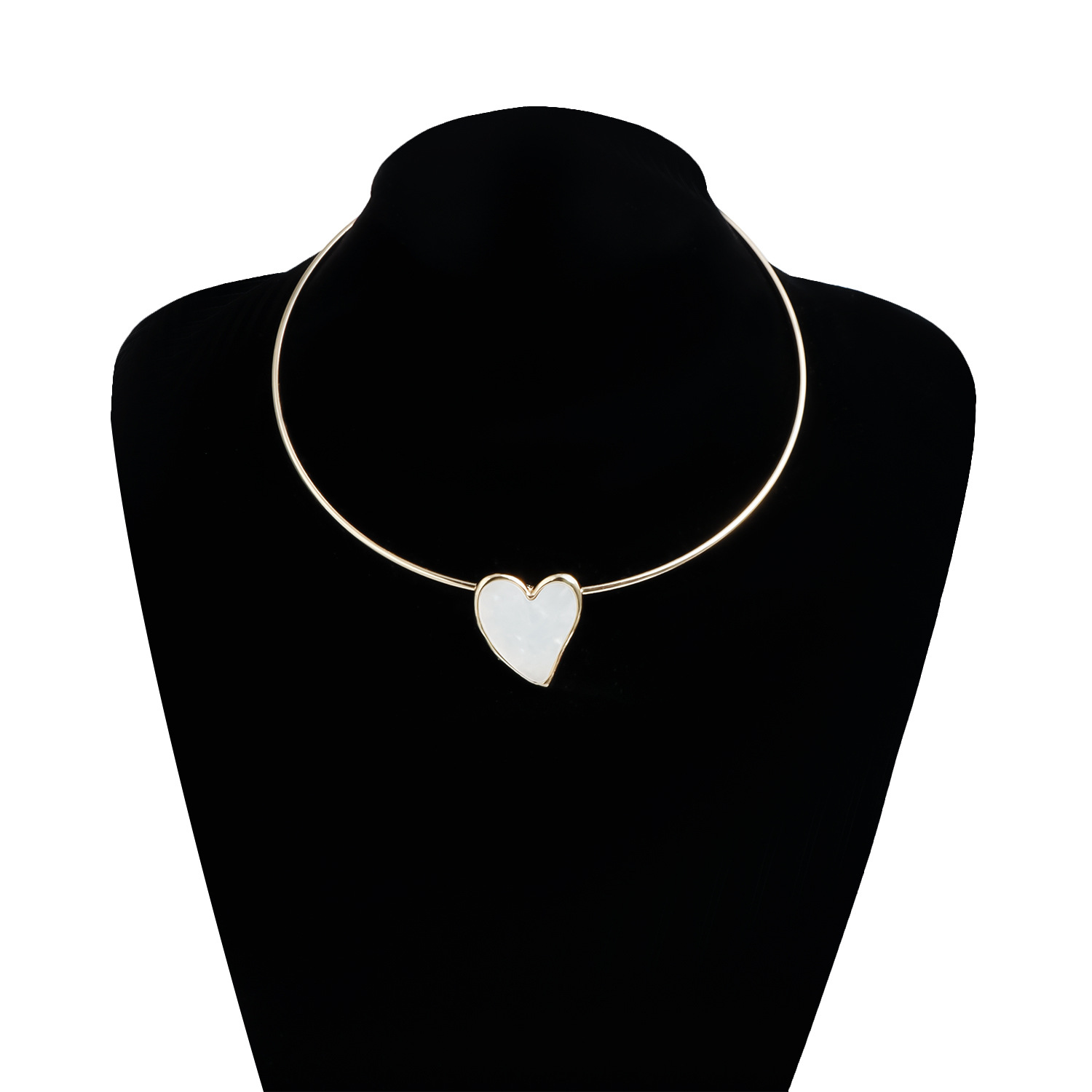 Luxe Minimalist COLLAR จี้หัวใ - Layered Pendant Necklace Aesthetic บทวิจารณ์และราคา