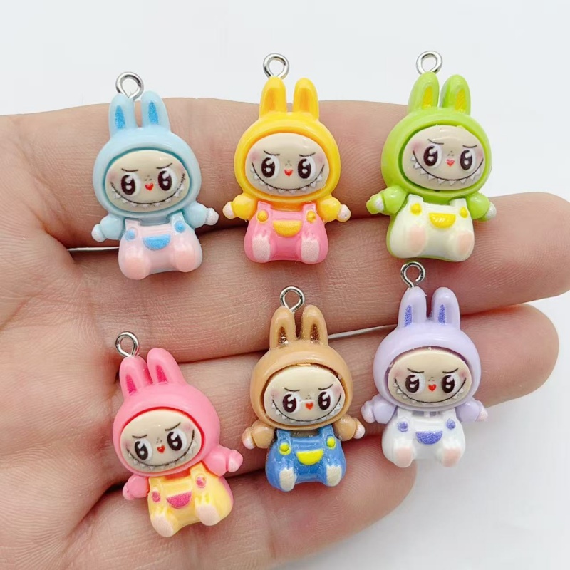 ชาร์มเรซิ่นรูปบ้านกระต่ายสตรอว - Earrings บทวิจารณ์และราคา