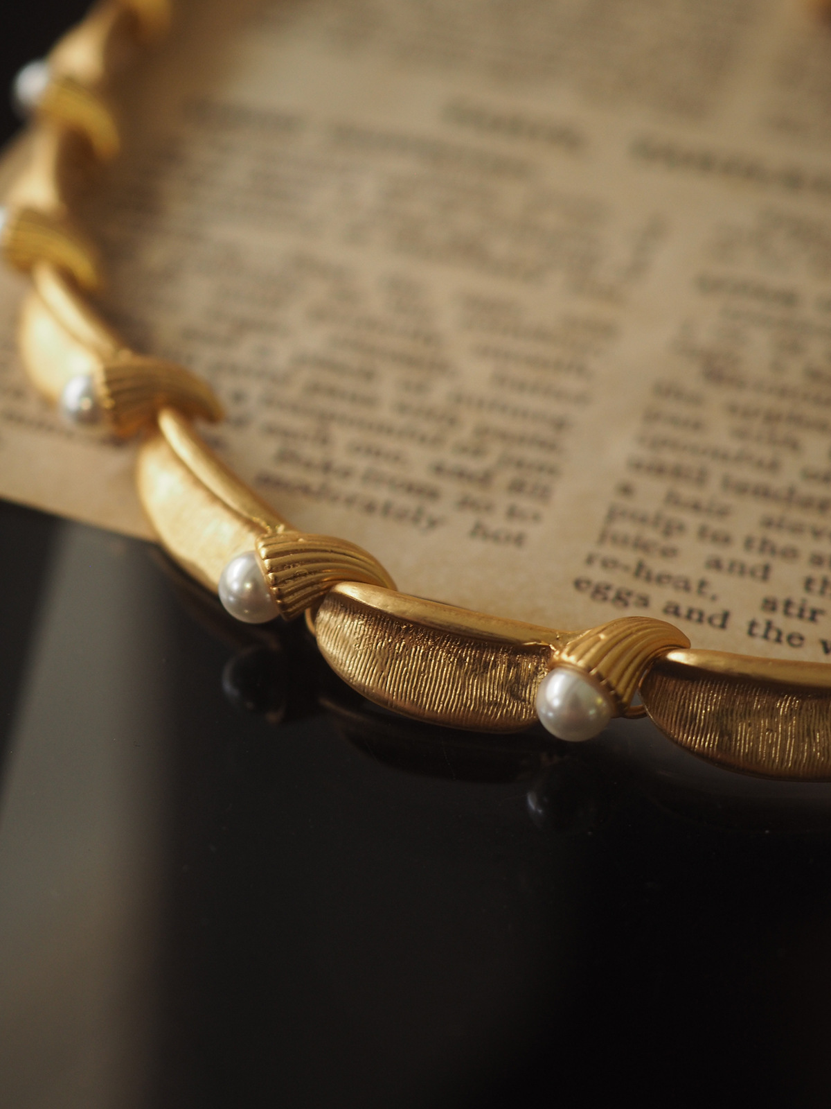 ยุโรปและอเมริกาสไตล์ฝรั่งเศสหร - Pearl Choker Necklace Vintage บทวิจารณ์และราคา