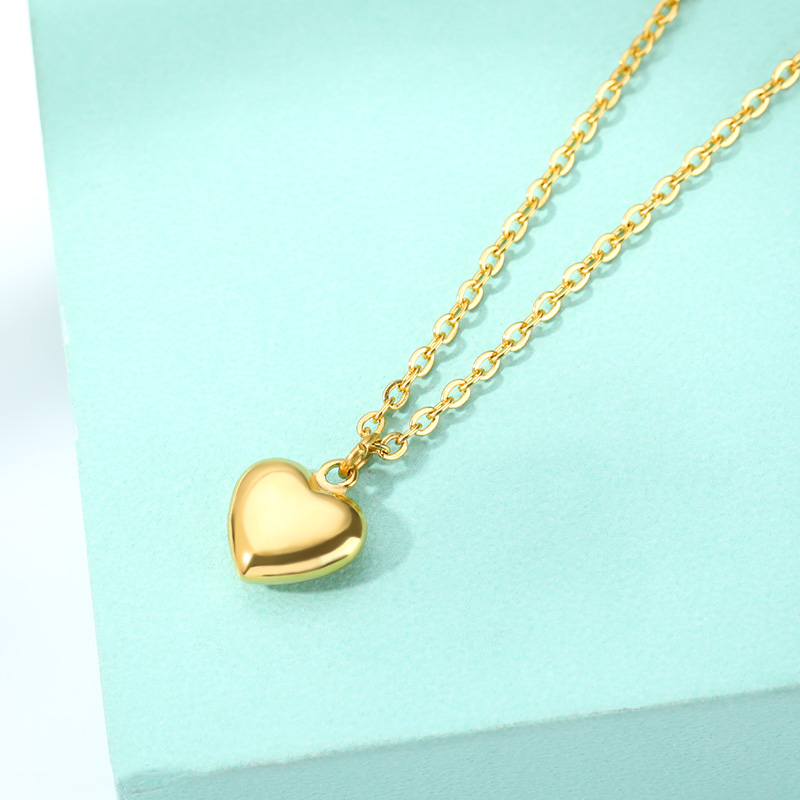สร้อยคอแฟชั่น 2022 ผู้หญิงสแตน - Heart Locket Necklace Photo บทวิจารณ์และราคา