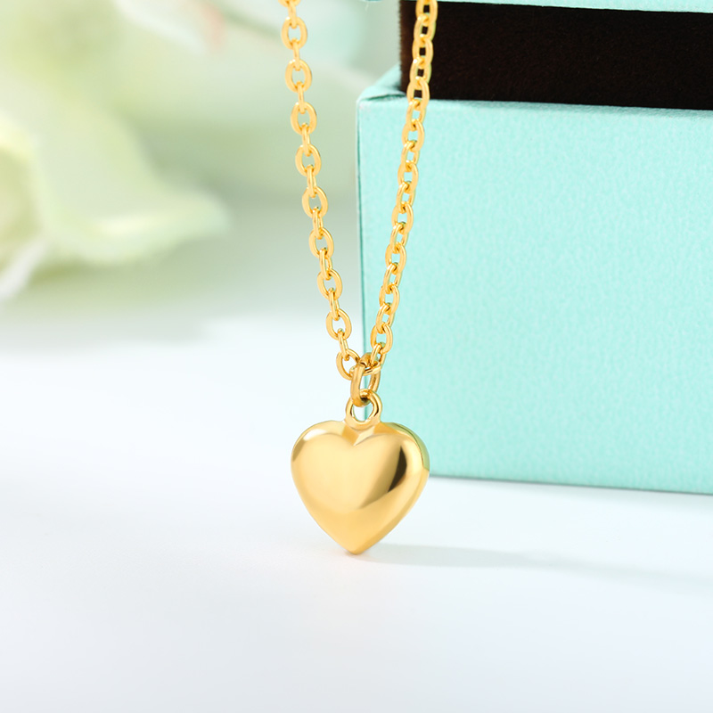 สร้อยคอแฟชั่น 2022 ผู้หญิงสแตน - Heart Locket Necklace Photo บทวิจารณ์และราคา
