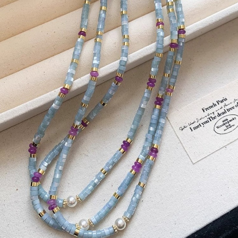มินาร์ สร้อยคอประดับลูกปัดคริส - Pearl Choker Necklace Vintage บทวิจารณ์และราคา