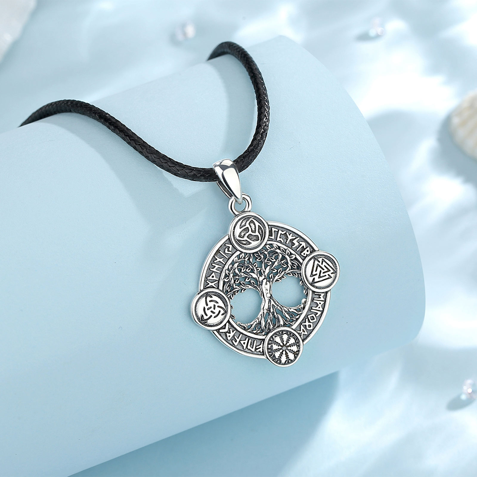 Eudora 925 เงินสเตอร์ลิง Tree  - 925 Sterling Silver Chain Necklace Men บทวิจารณ์และราคา