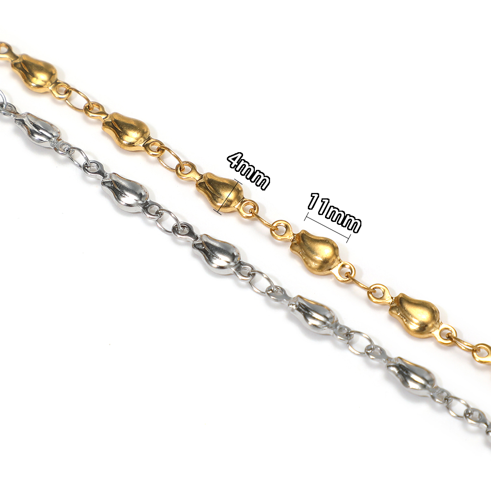 โซ่ลูกปัดสแตนเลสยาว 1 เมตร สำห - Body Jewelry บทวิจารณ์และราคา