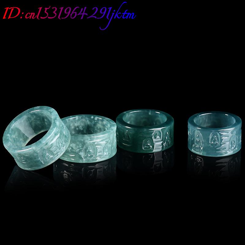 แหวนหยกพม่าธรรมชาติ พระพุทธรูป - Rings บทวิจารณ์และราคา
