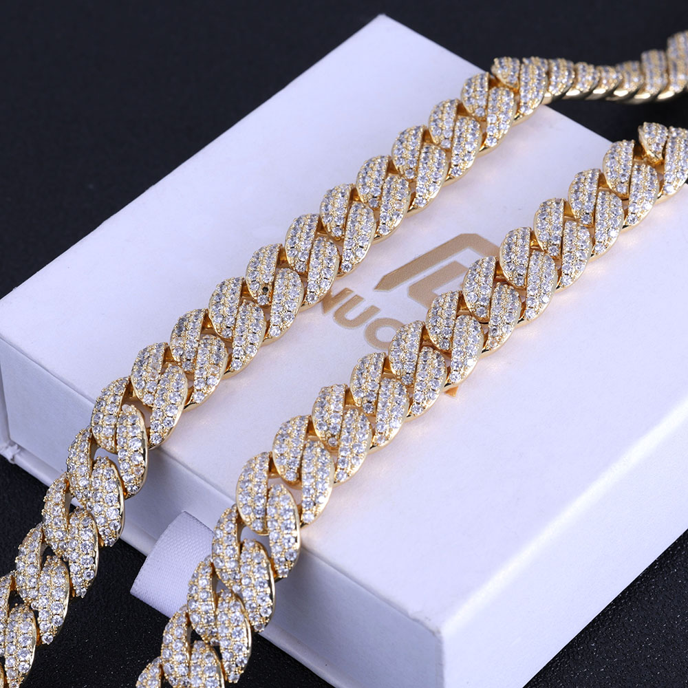 ESKEEM สไตล์ใหม่ สร้อยคิวบันปร - Cuban Link Chain 12Mm บทวิจารณ์และราคา