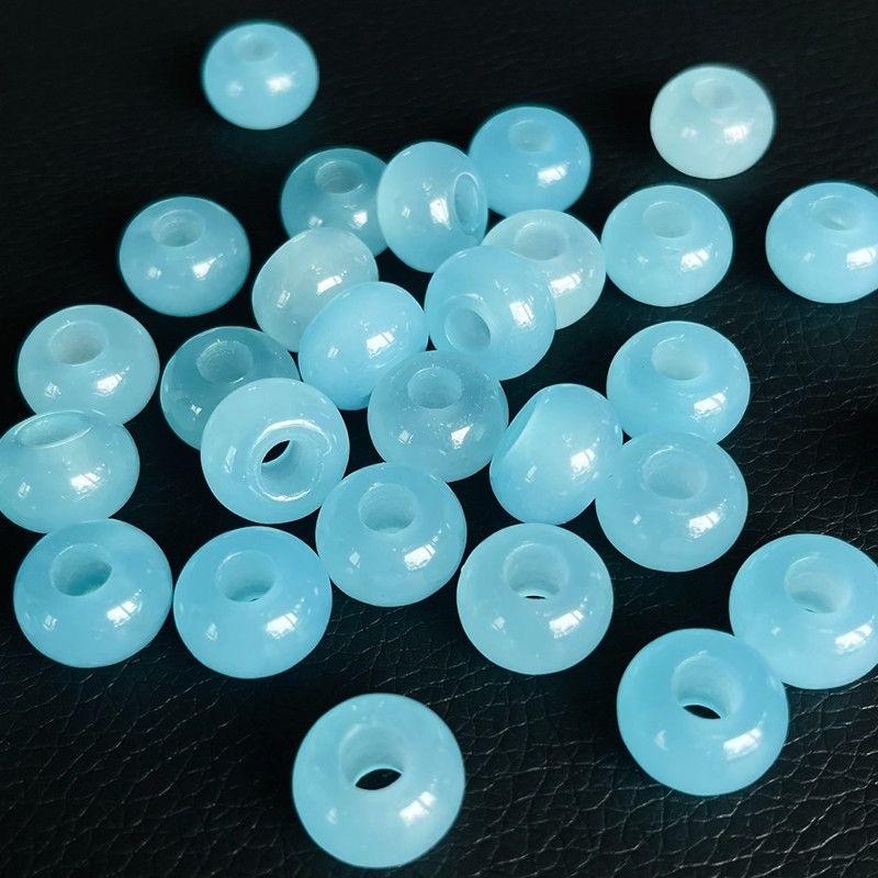 10 ชิ้น ลูกปัดเจไดต์สีน้ำเงินท - Earrings บทวิจารณ์และราคา