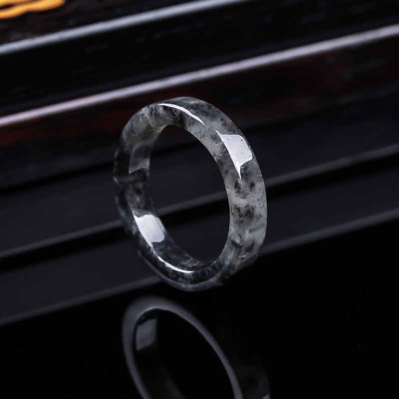หยกพม่าเกรด A แท้, แหวนหยกดำชน - Rings บทวิจารณ์และราคา